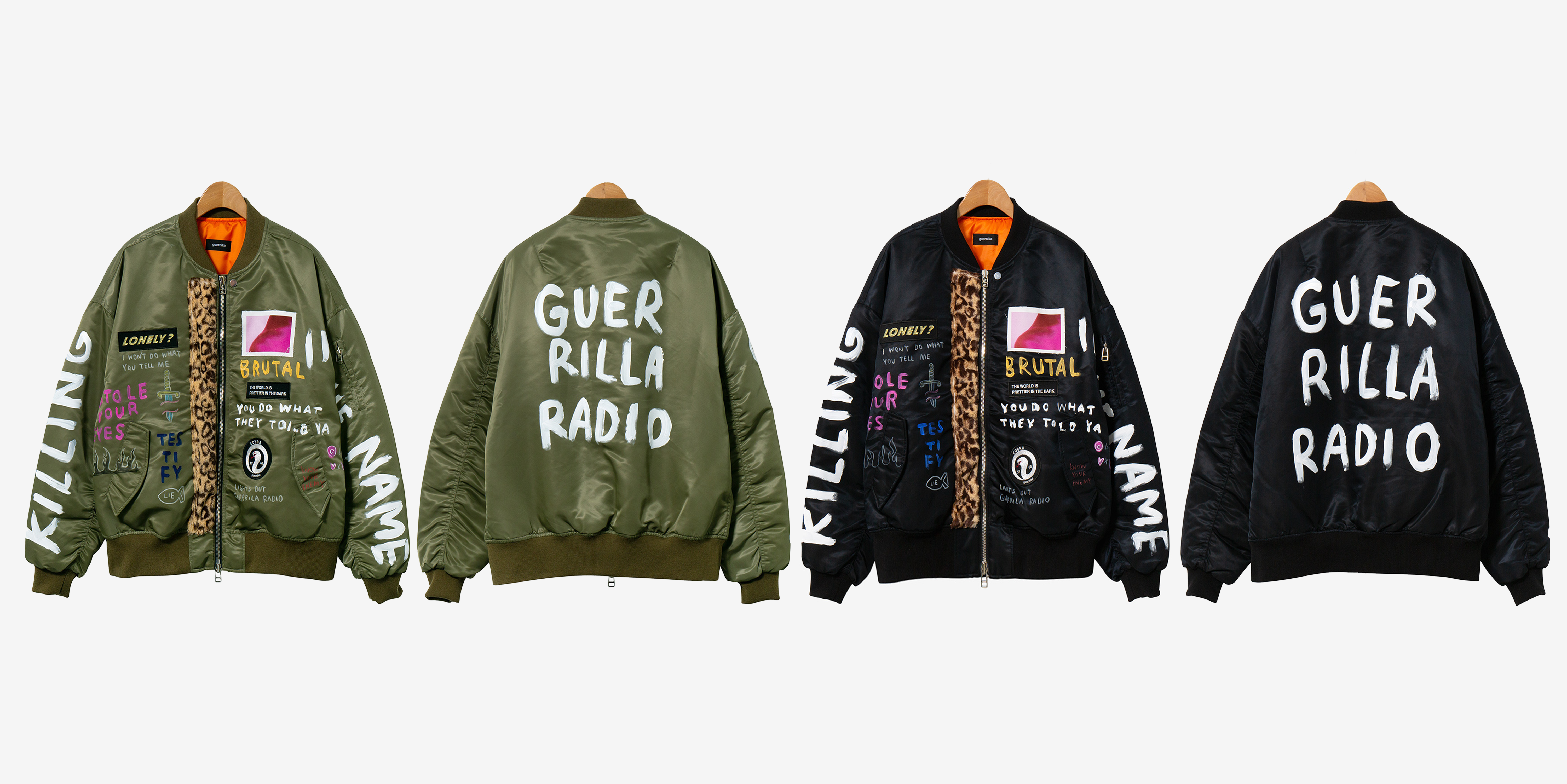 大西様用guernika/MA-1 GUERRILA RADIO / Black MA-1 GUERRILA RADIO / Black – guernika official online shop