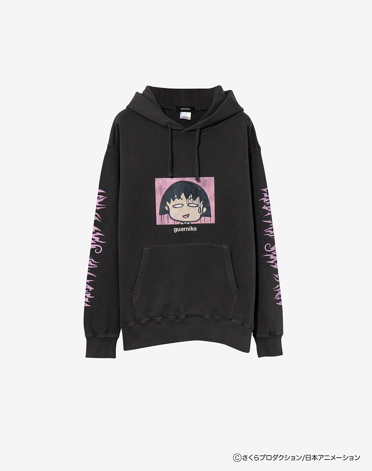guernika×ちびまる子ちゃん】Drooping Maruko Vintage style Hoodie