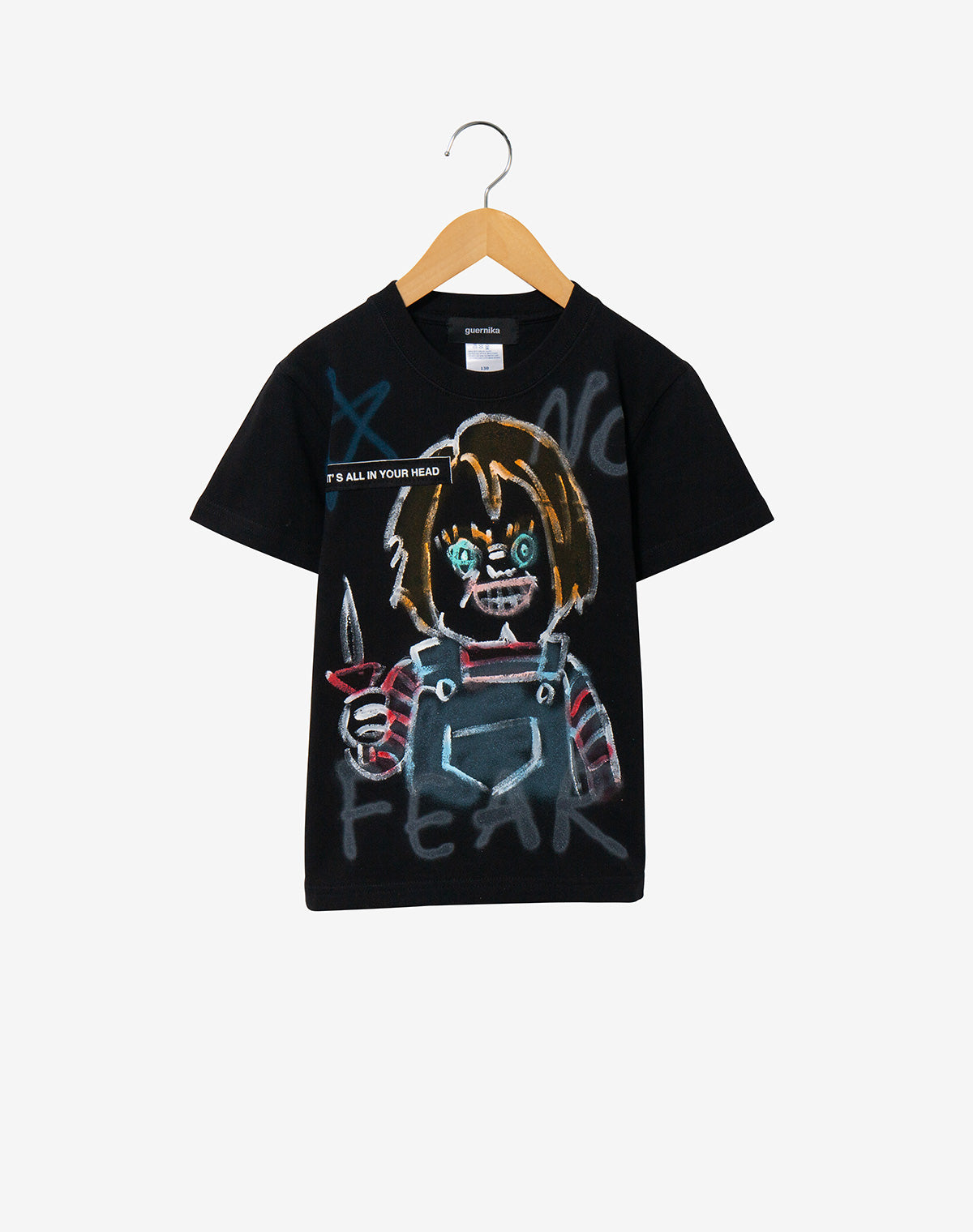 Hand Painted T-shirt (KIDS) / Black