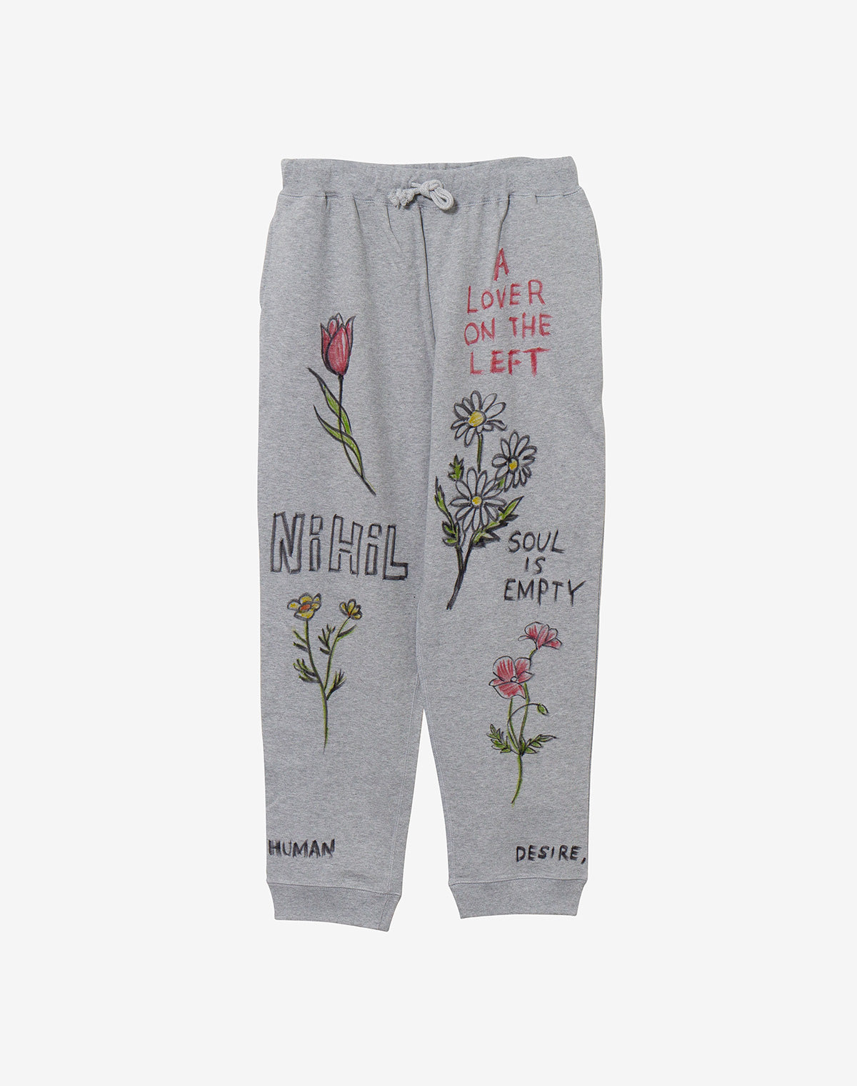 Paint Sweat Pants / Gray – guernika official online shop