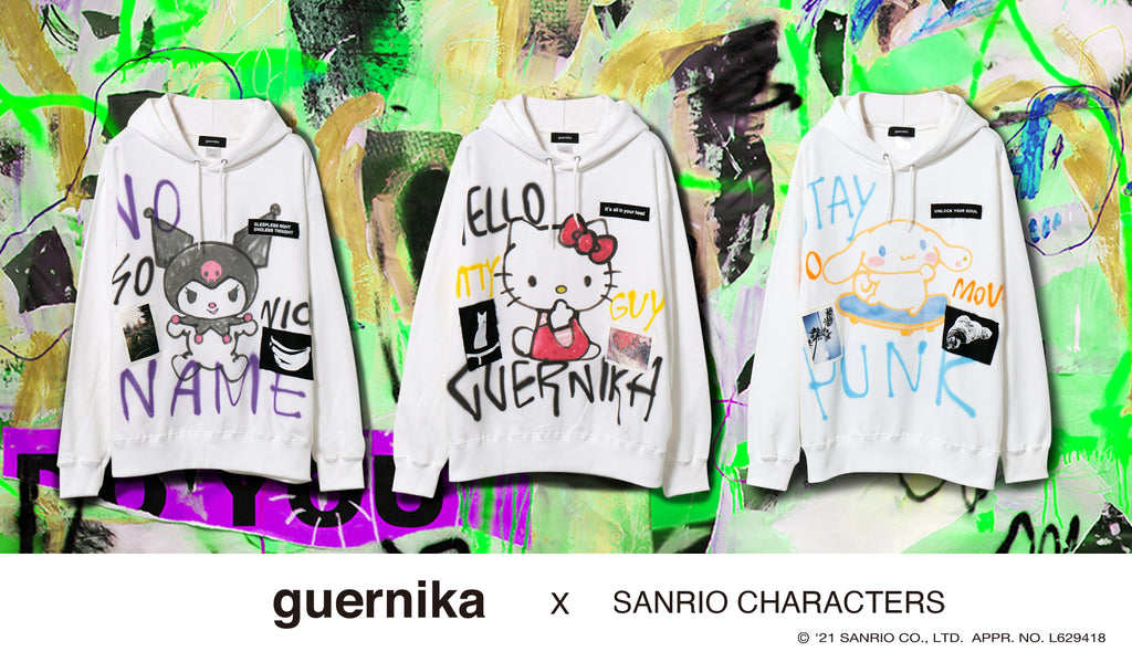 ゲルニカ×サンリオ、guernika、シナモンロール、パーカー sanrio（サンリオ）の「【GUERNIKA×SANRIO CHARACTERS/ゲルニカ