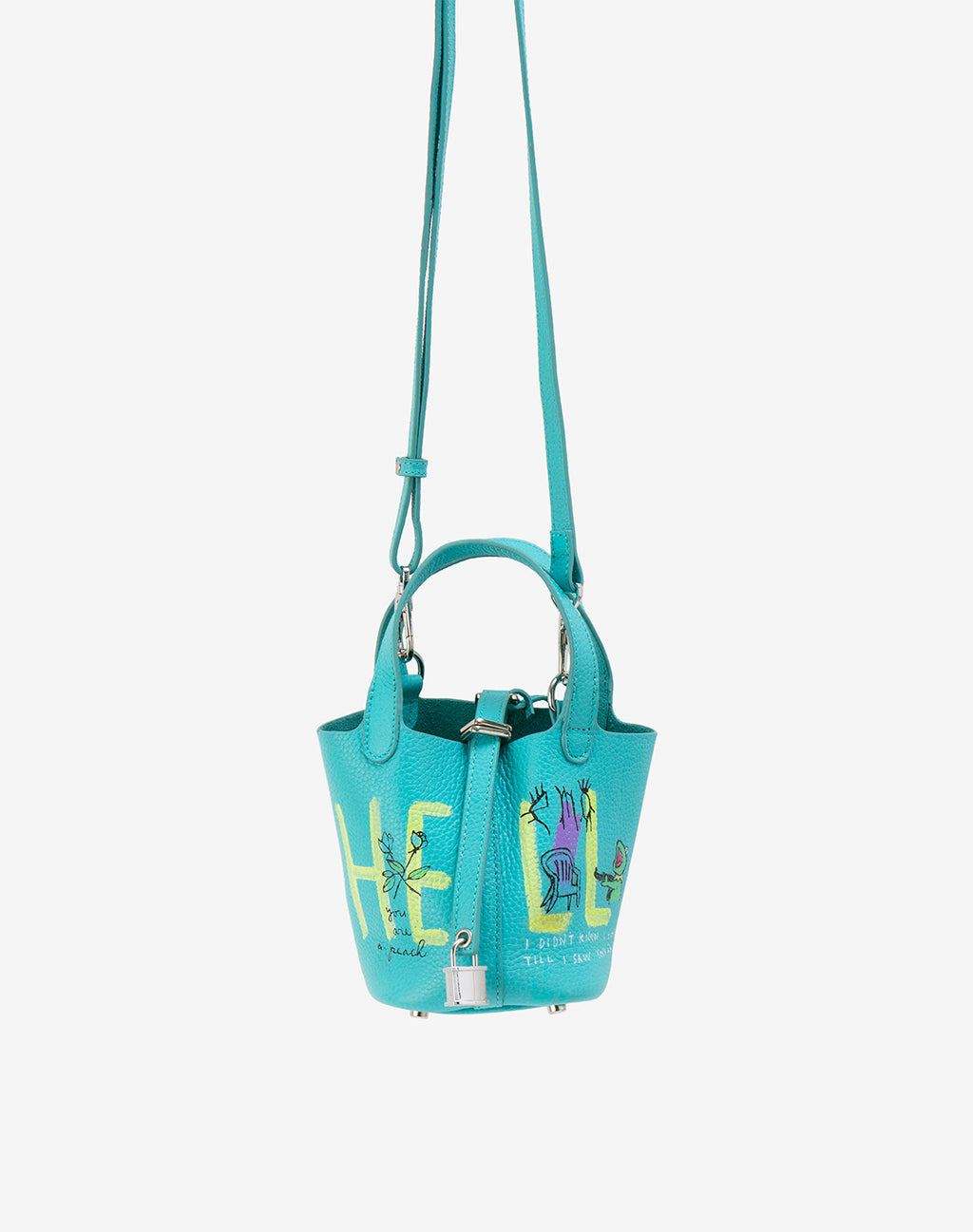 Cube Bag / size Mini / Turquoise Blue