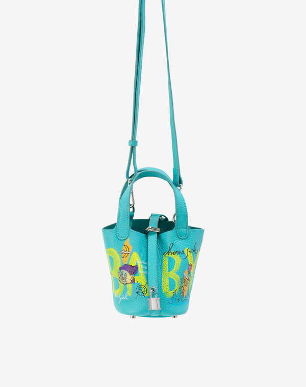 Cube Bag / size Mini / Turquoise Blue