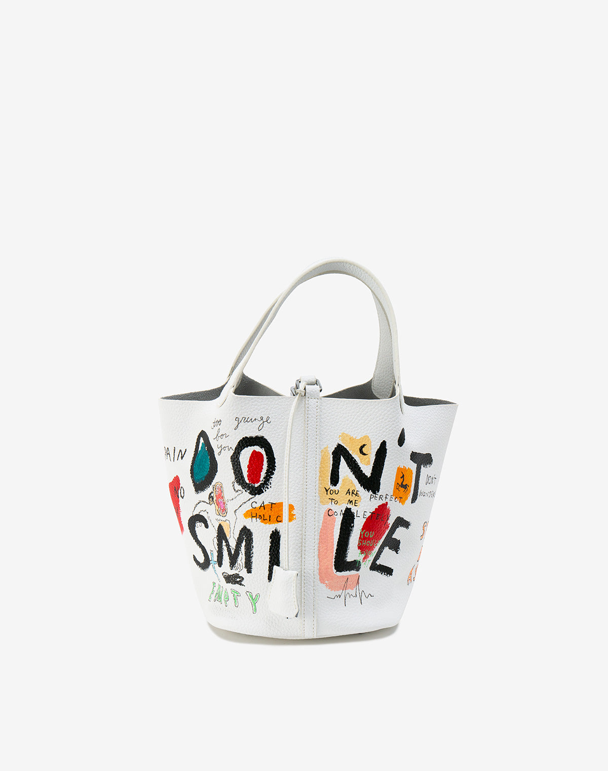 ゲルニカ CUBE BAG キューブ バッグ ペイント Lサイズ 白 ホワイト Cube Bag / size L / White – guernika official online shop