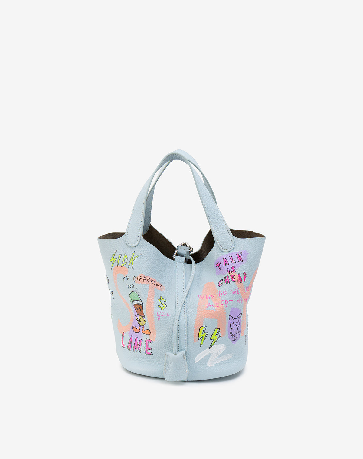 Cube Bag / size L / Ice Blue – guernika official online shop