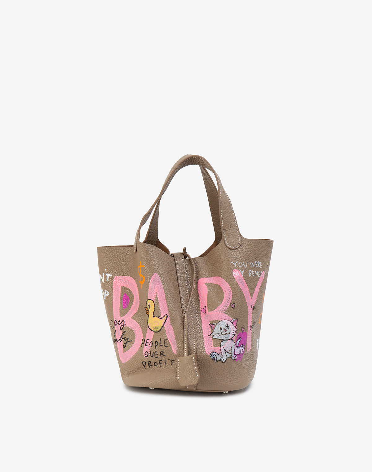 Cube Bag / size L / Beige – guernika official online shop
