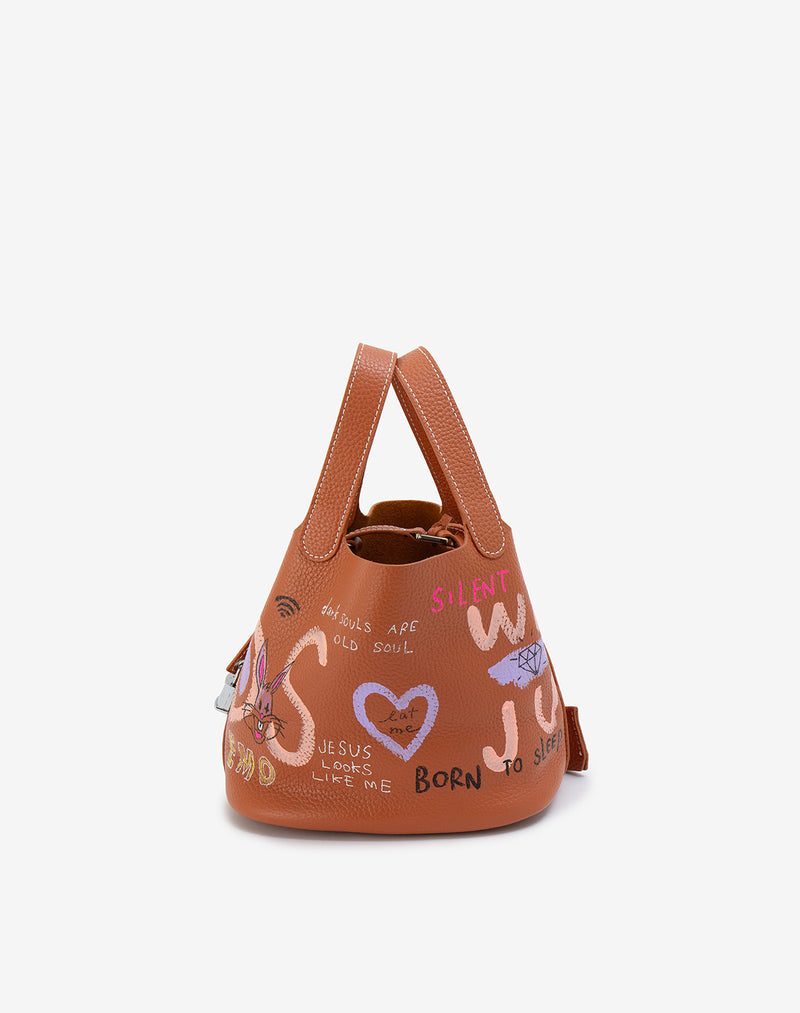 Cube Bag / size S / Mocha Mousse