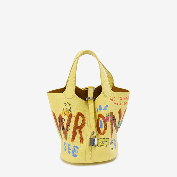 バッグ guernika CUBE BAG BUTTER YELLOW Cube Bag / size S / Butter Yellow – guernika official online shop