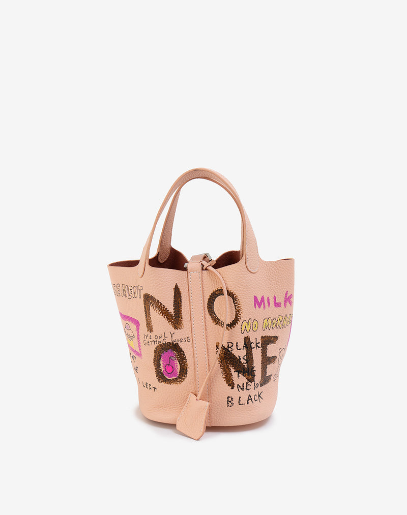 Cube Bag / size S / Peach Pink
