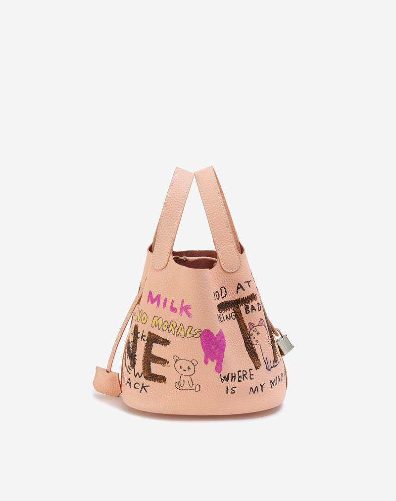 Cube Bag / size S / Peach Pink