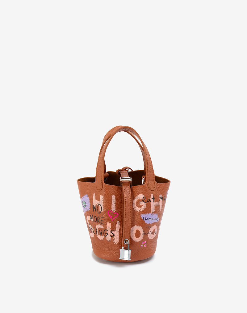 Cube Bag / size Mini / Mocha Mousse