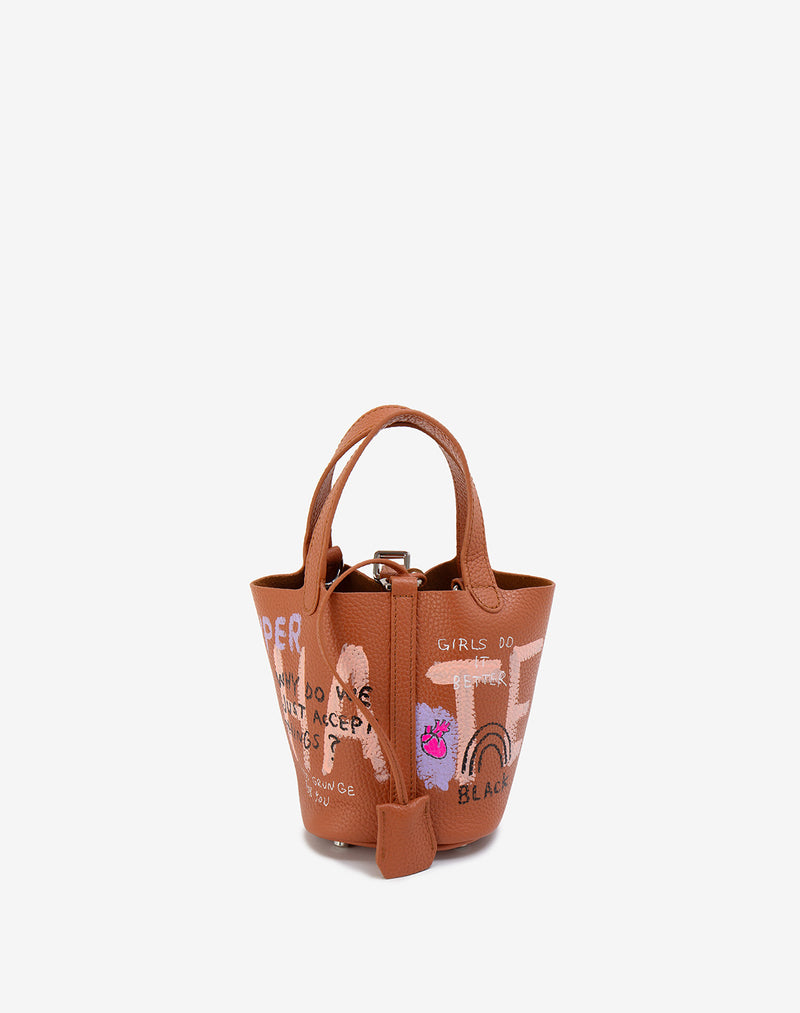 Cube Bag / size Mini / Mocha Mousse