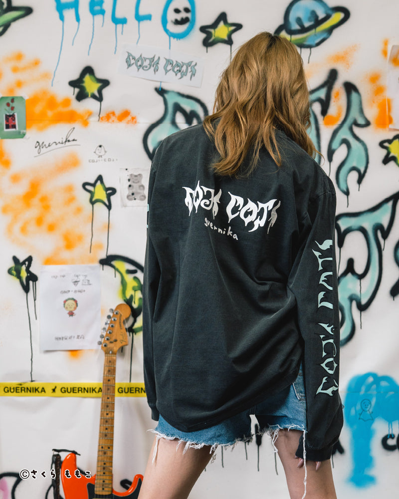 guernika×コジコジ】Drooping COJI-COJI Vintage Style Long Sleeve T