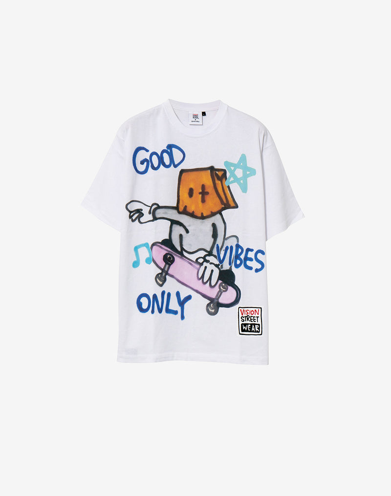 【VISION STREET WEAR × guernika】 ANONYMOUSE T / White