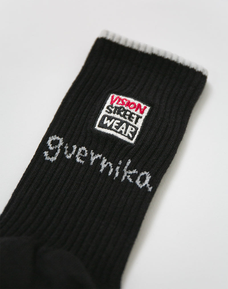 【VISION STREET WEAR × guernika】 マグロゴ Sox / Black