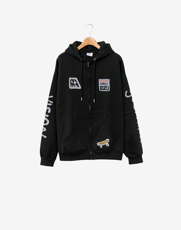 【VISION STREET WEAR × guernika】 ソウガラ ZIPPK / Black