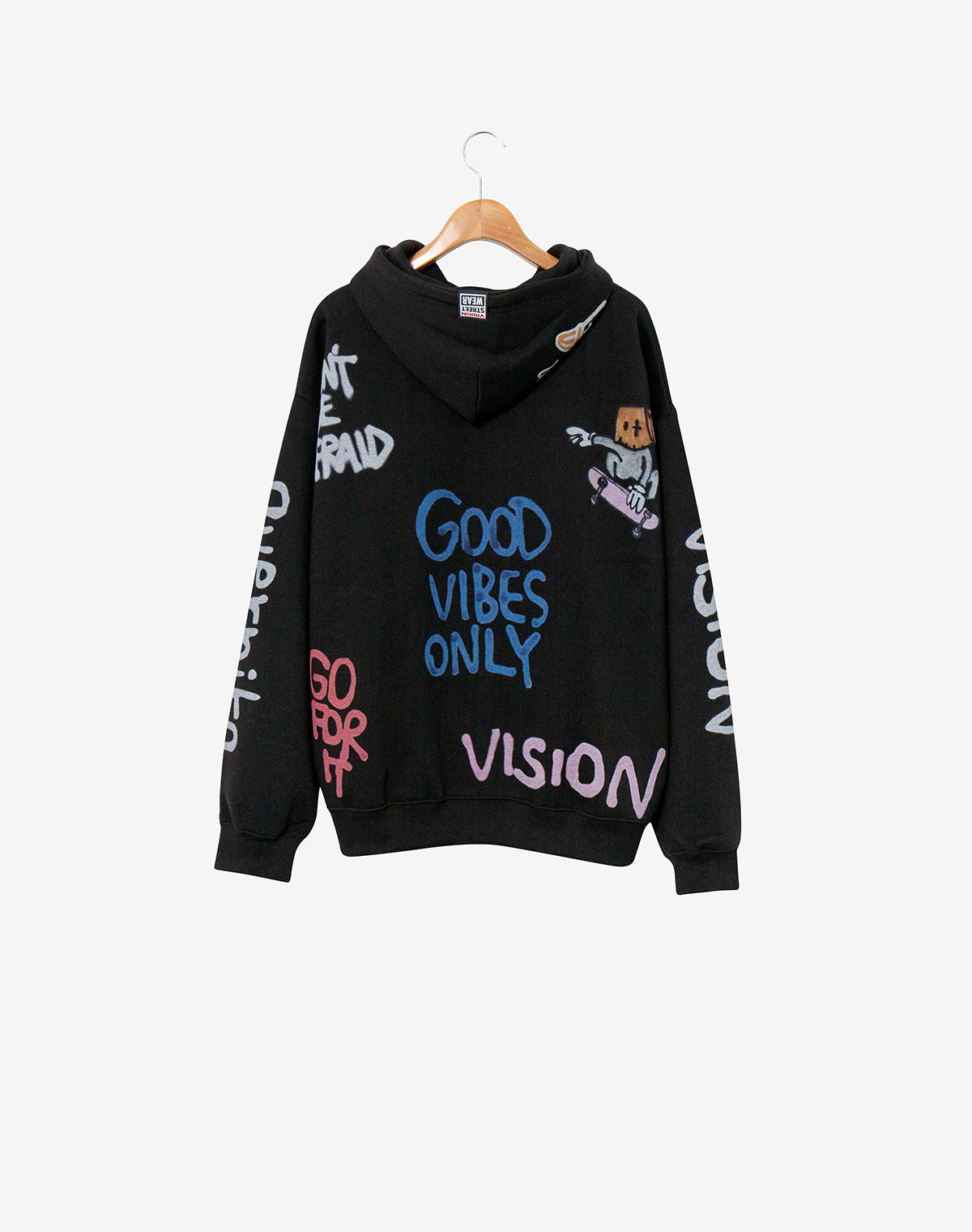 VISION STREET WEAR × guernika】 ソウガラ ZIPPK / Black