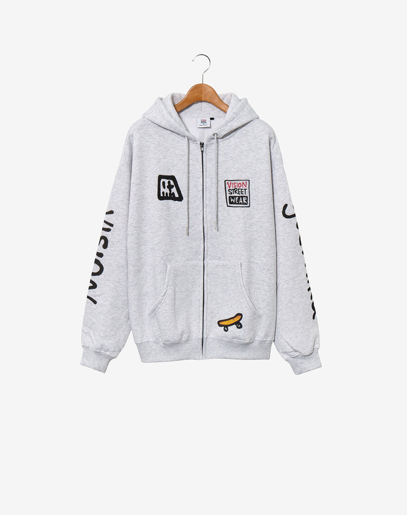 【VISION STREET WEAR × guernika】 ソウガラ ZIPPK / Light Gray