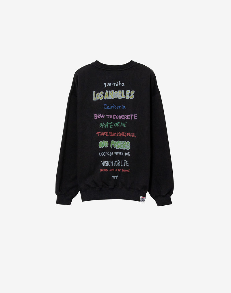 【VISION STREET WEAR × guernika】 Skull Skater TRN / Black