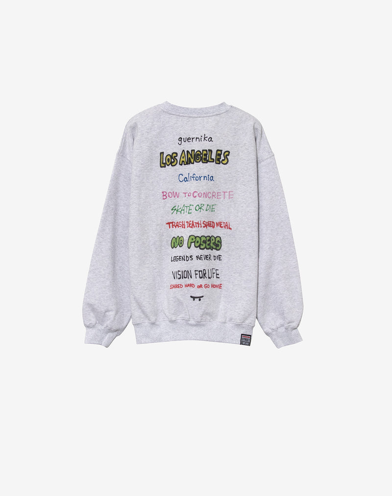 【VISION STREET WEAR × guernika】 Skull Skater TRN / Light Gray