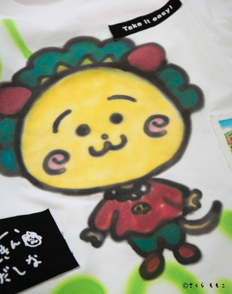 4/20(月)20時再販【guernika×コジコジ】Drooping COJI-COJI Paint T