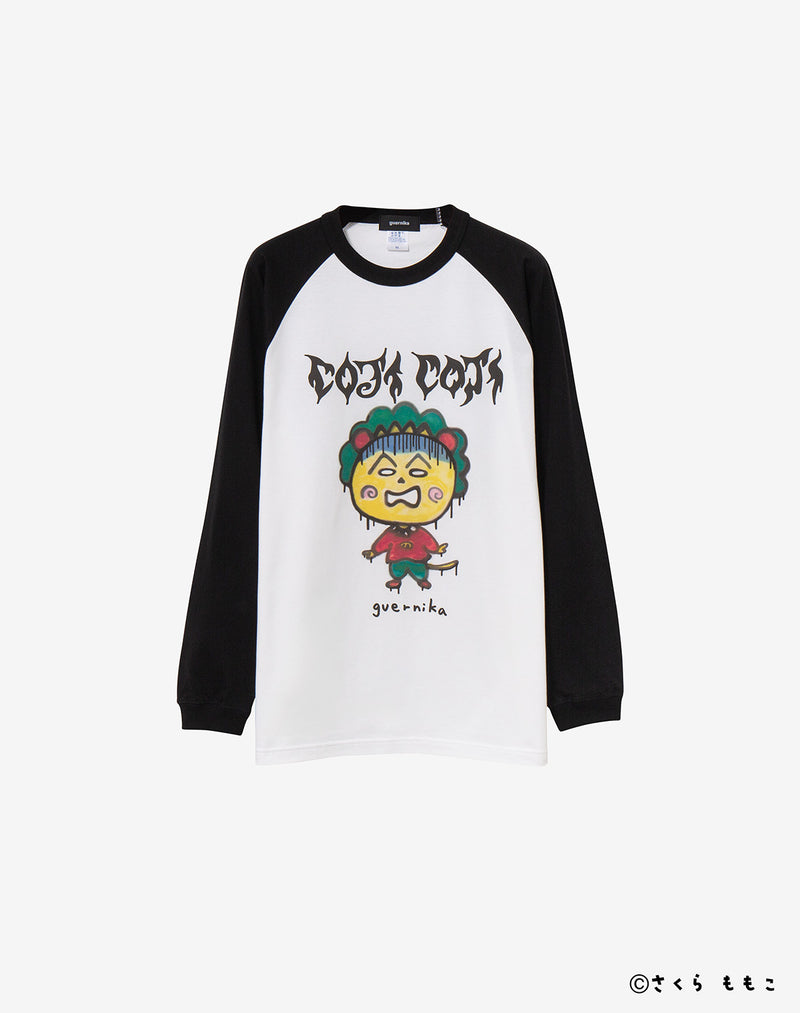 guernika×コジコジ】Drooping COJI-COJI Raglan Sleeve T-Shirt