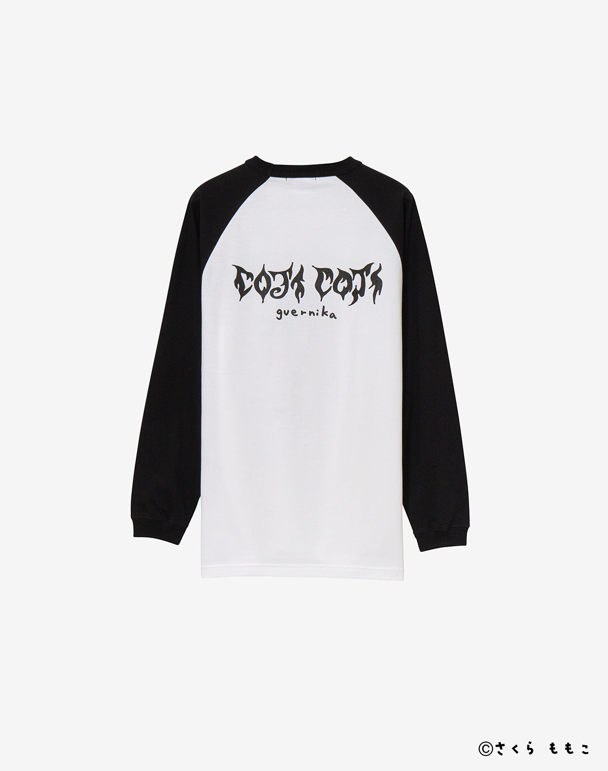 guernika×コジコジ】Drooping COJI-COJI Raglan Sleeve T-Shirt