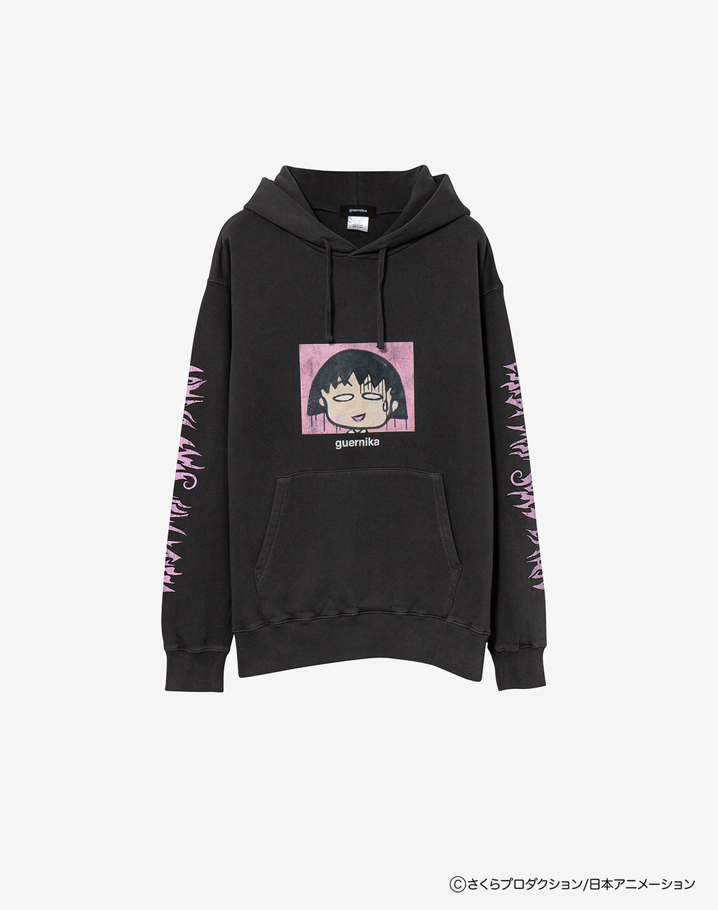 guernika×ちびまる子ちゃん】Drooping Maruko Vintage style Hoodie