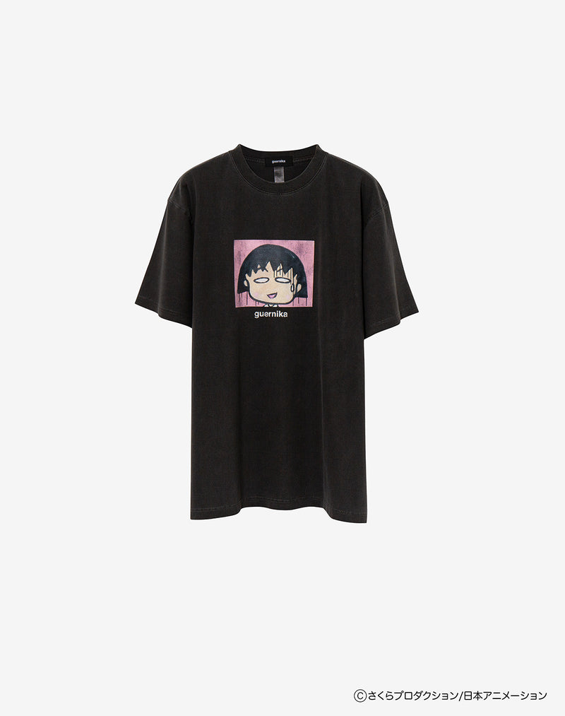 【guernika×ちびまる子ちゃん】Drooping Maruko Vintage style T shirt