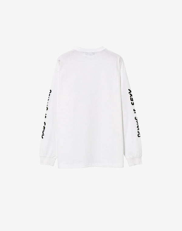 ANONYMOUSE Longsleeve T / White