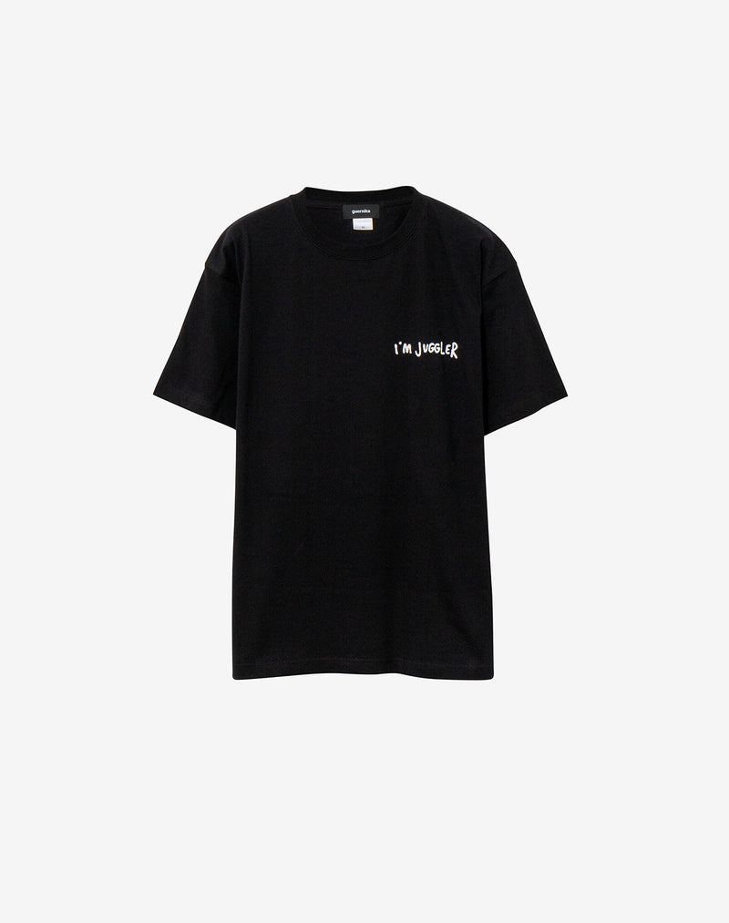 【GUERNIKA×JUGGLER】GOGO! CHANCE Print T-shirt / Black