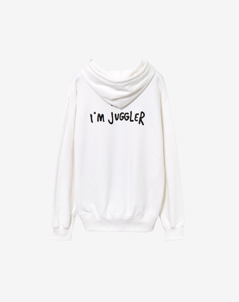 【guernika×JUGGLER】JUGGLER Paint Parka (ツノっち) / White