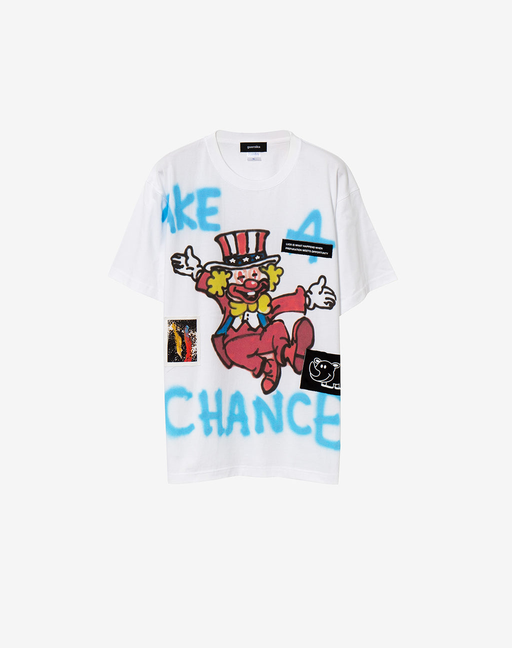 GUERNIKA×JUGGLER】JUGGLER Paint T-shirt / White – guernika GUERNIKA×JUGGLER】JUGGLER Paint T-shirt / White – guernika