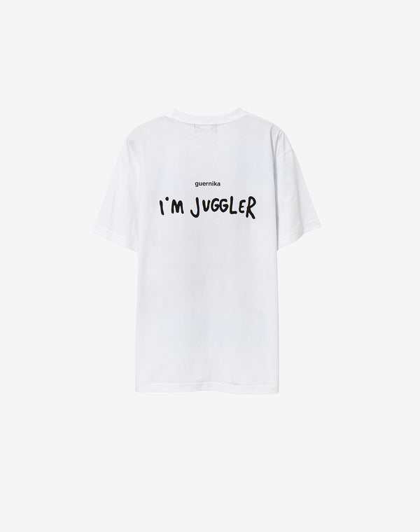 【GUERNIKA×JUGGLER】JUGGLER Paint T-shirt / White