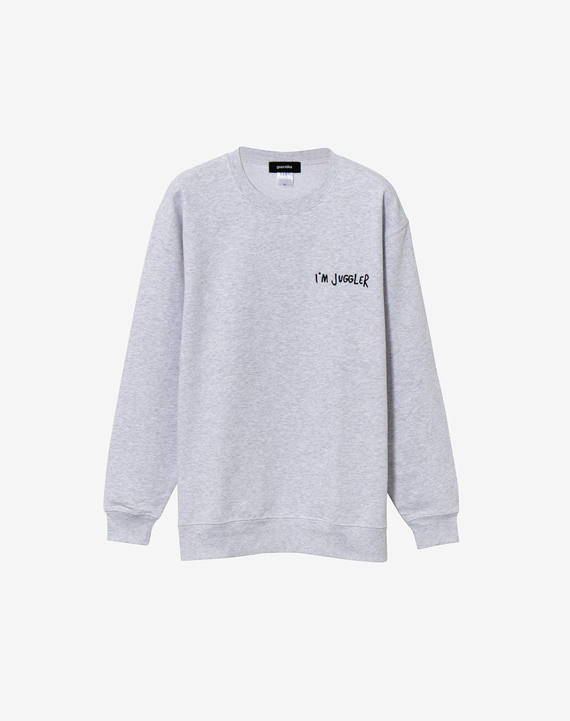 【guernika×JUGGLER】GOGO!CHANCE Sweat Shirt / Gray