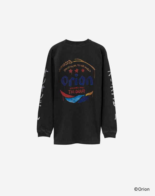 【guernika × ORIONBEER】ORION THE DRAFT ART PRINT L/S T-SHIRT (SPECIAL VINTAGE)
