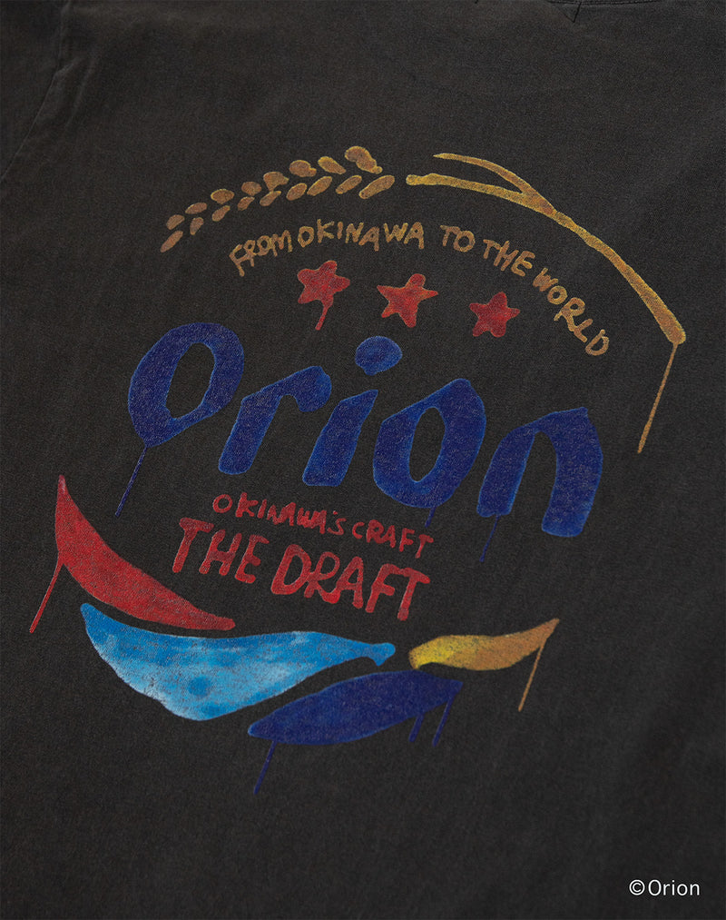 【guernika × ORIONBEER】ORION THE DRAFT ART PRINT L/S T-SHIRT (SPECIAL VINTAGE)