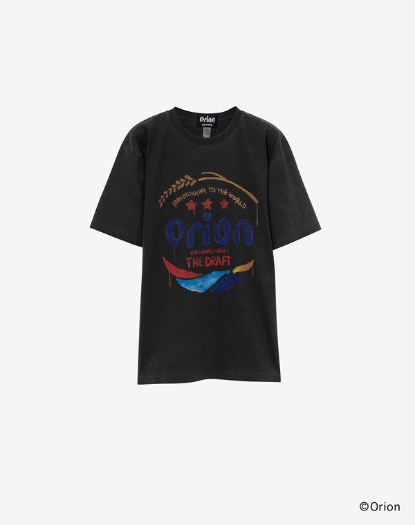 【guernika × ORIONBEER】ORION THE DRAFT ART PRINT T-SHIRT (SPECIAL VINTAGE)