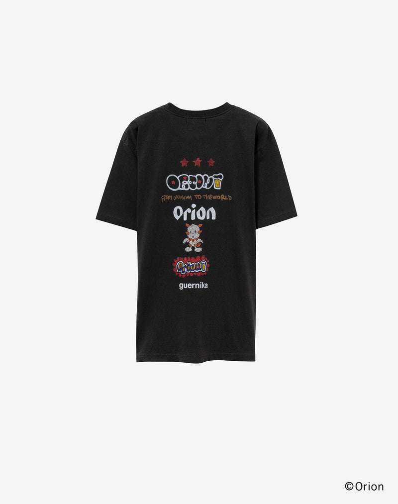 【guernika × ORIONBEER】ORION THE DRAFT ART PRINT T-SHIRT (SPECIAL VINTAGE)