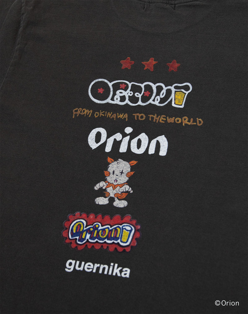 【guernika × ORIONBEER】ORION THE DRAFT ART PRINT T-SHIRT (SPECIAL VINTAGE)