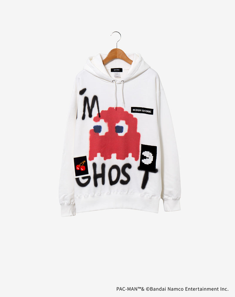 【guernika×パックマン】PAC-MAN Paint Hoodie / GHOST