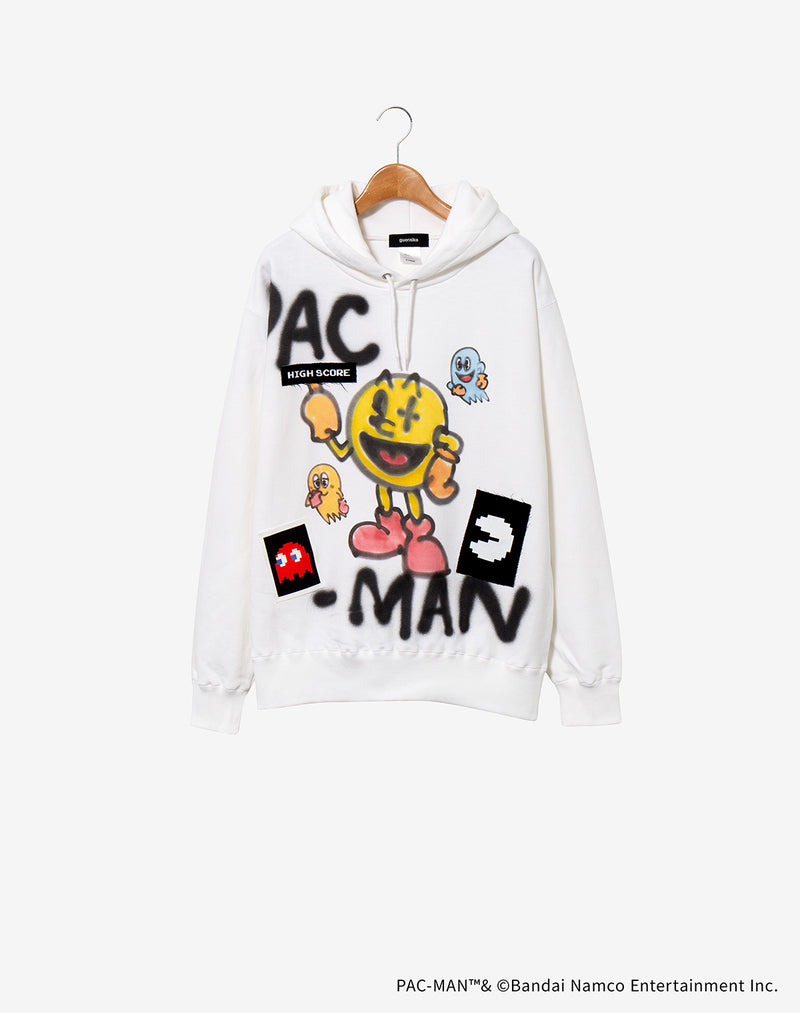 【guernika×パックマン】PAC-MAN Paint Hoodie / PAC-MAN