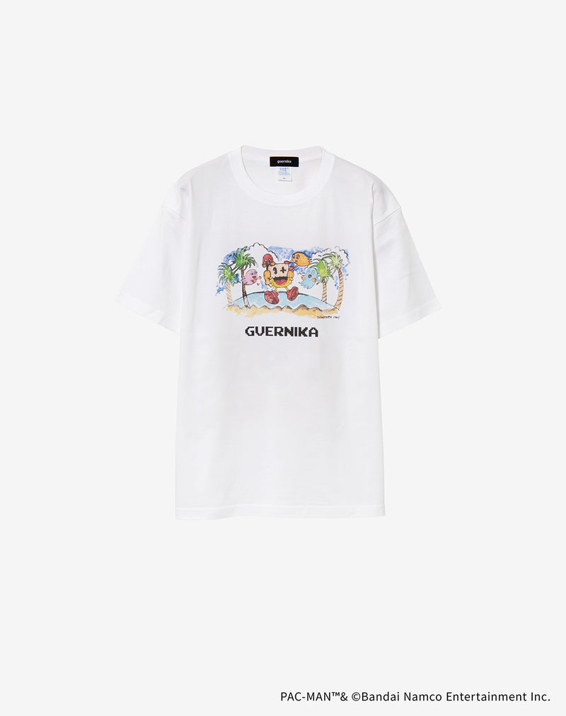 【guernika×パックマン】PAC-MAN Print T-shirt / Live-paint