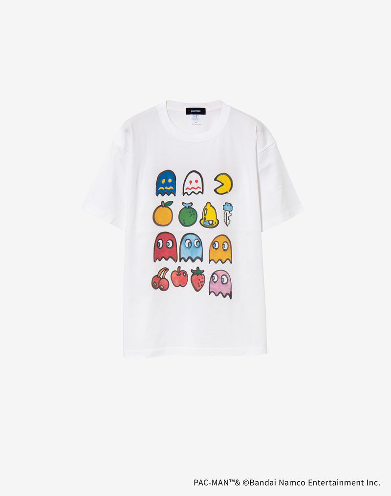 【guernika×パックマン】PAC-MAN Paint T-shirt / PAC-MAN characters