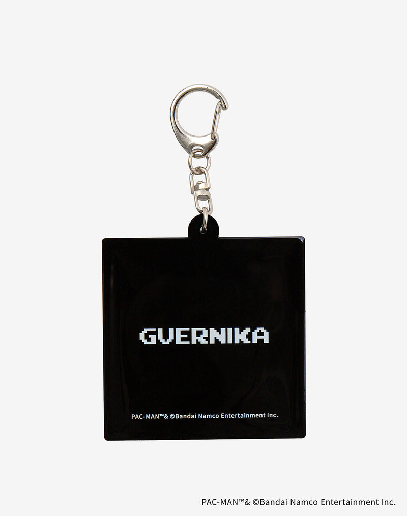 【guernika×パックマン】PAC-MAN Rubber Keychain / Black