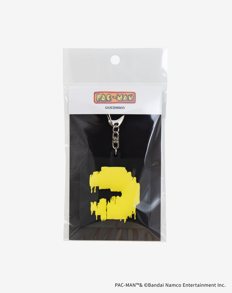 【guernika×パックマン】PAC-MAN Rubber Keychain / Black
