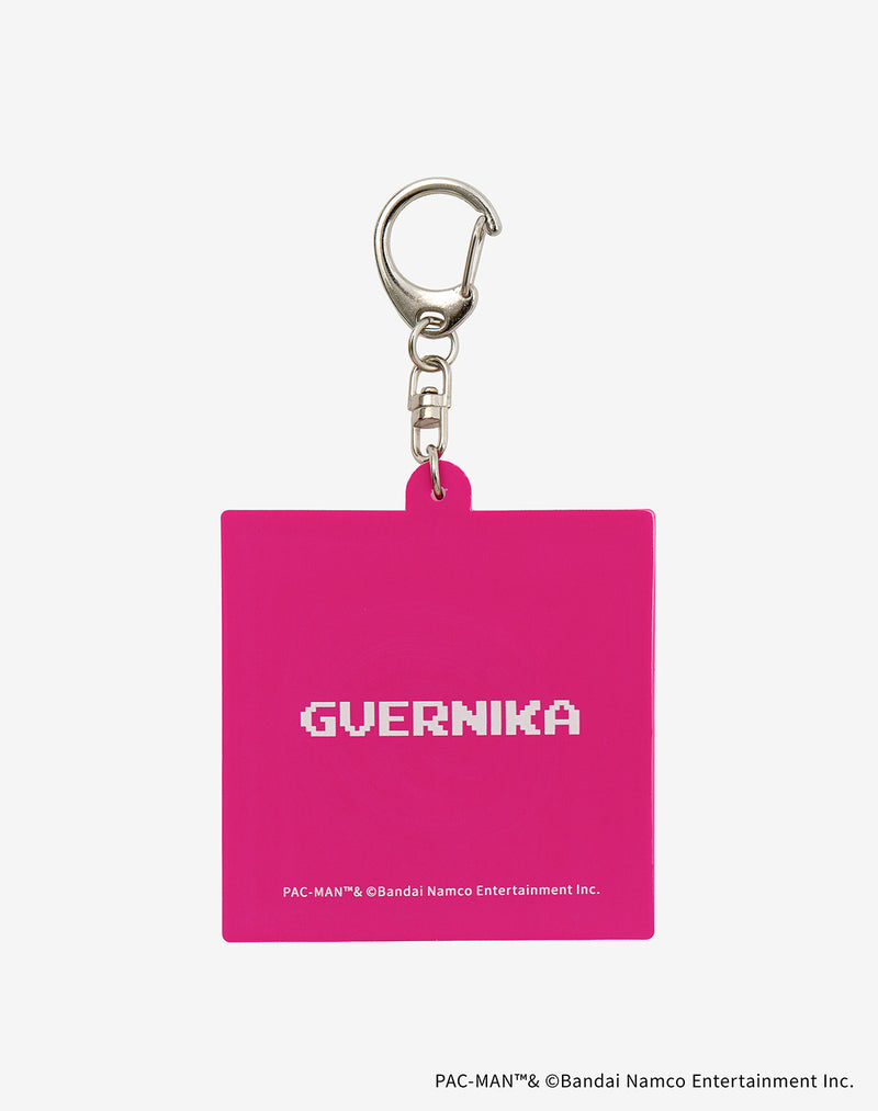 【guernika×パックマン】PAC-MAN Rubber Keychain / Pink