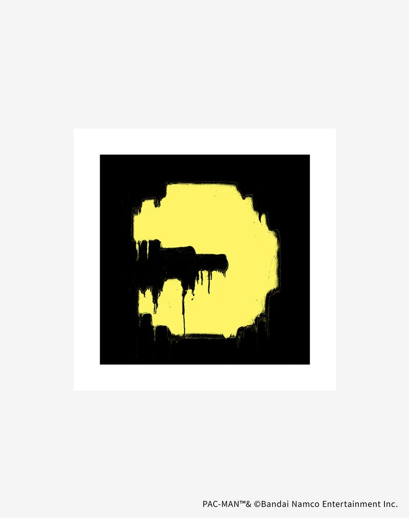 【guernika×パックマン】PAC-MAN Silk Screen Print / PAC-MAN / Black