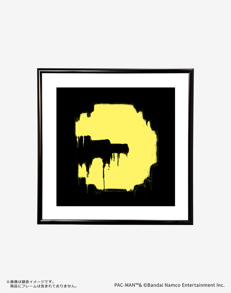 【guernika×パックマン】PAC-MAN Silk Screen Print / PAC-MAN / Black