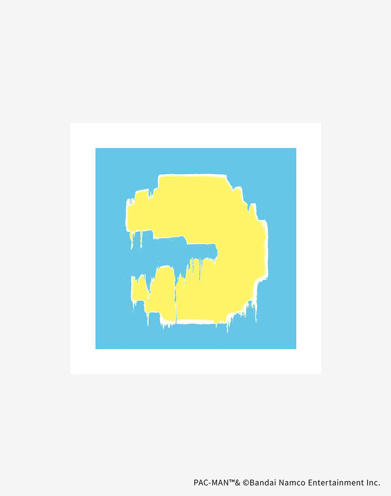 【guernika×パックマン】PAC-MAN Silk Screen Print / PAC-MAN / Blue